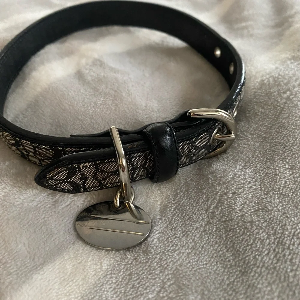 Coach Dog leash and collar